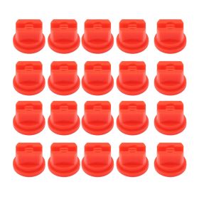 20 Pcs Flat Fan Spray Tip Uniform Spray Distribution 110 Degree Agricultural Sprayer Atomizing Nozzle 30.58mm Bore Diameter