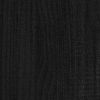 Garden Planters 2 pcs Black 15.7"x15.7"x15.7" Solid Wood Pine