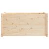 Garden Planters 2 pcs 39.4"x19.7"x19.7" Solid Wood Pine
