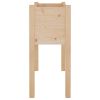Garden Planter 27.6"x12.2"x27.6" Solid Wood Pine