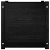 Garden Planter Black 19.7"x19.7"x19.7" Solid Wood Pine